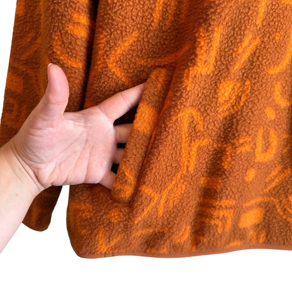 Billabong Adventure Division Quarter Zip Orange Fleece - Picture 9 of 13